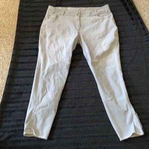 Gersemi Sunna riding, jeans breeches 34R EURO 46 euro seat knee patch silver